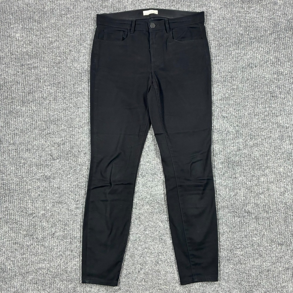LOFT Womens Black Skinny Jeans Size 28/6 Stretch Slim Leg Casual Mid Rise